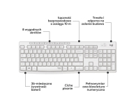 LOGITECH MK295 Silent Wireless Combo Offwhite - 595517 - zdjęcie 10